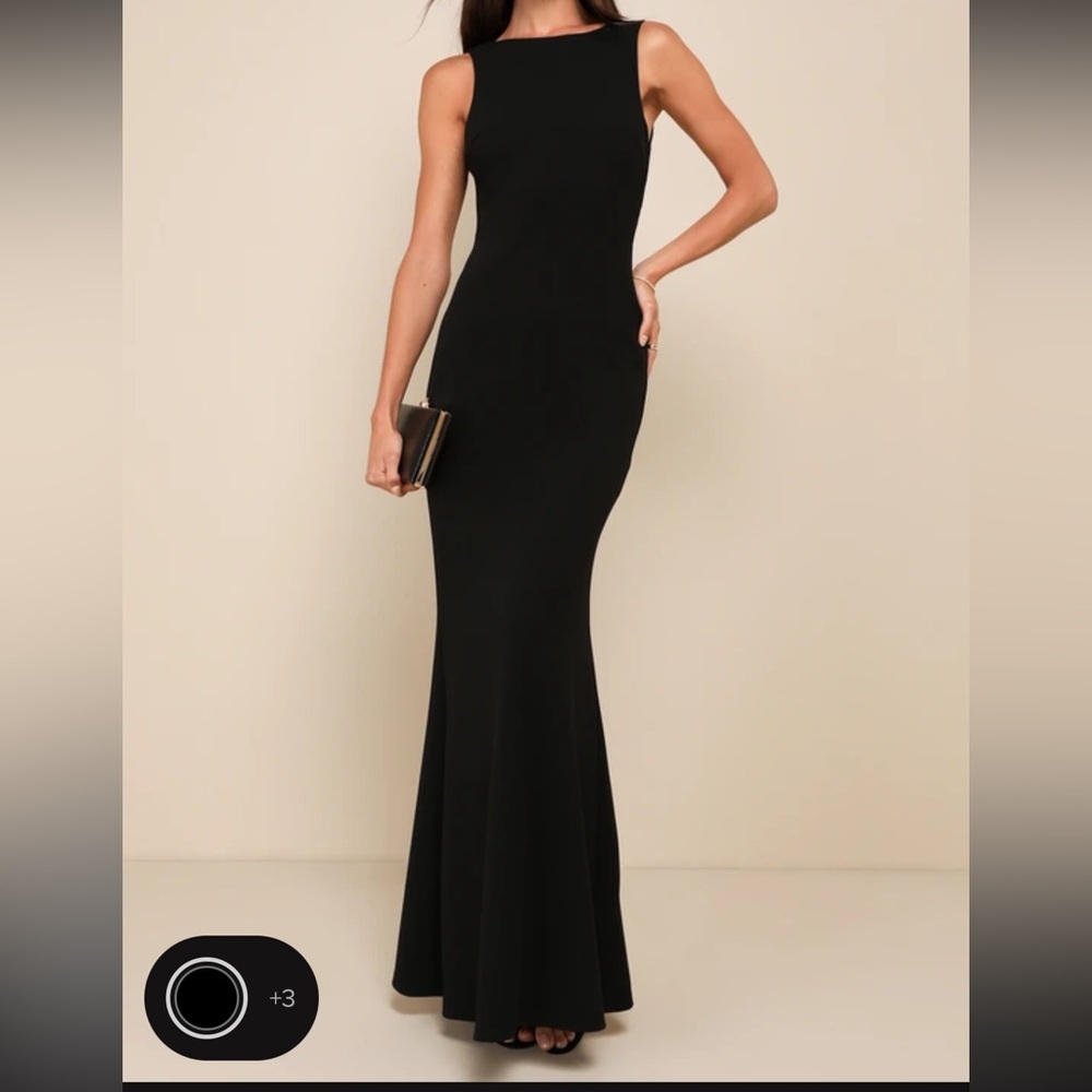 Lulu’s Black Maxi Dress